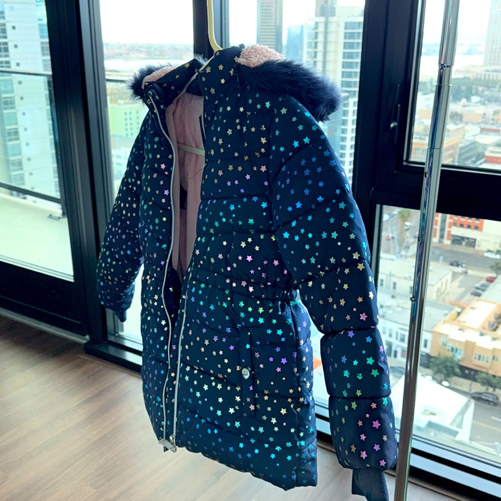 Childs puff jacket, STARS ..